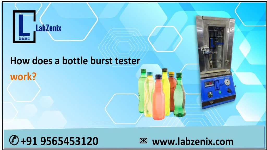 How does a bottle burst tester work?
