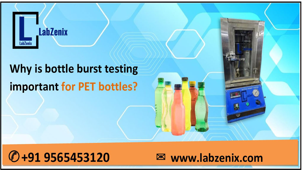 Why is bottle burst testing important for PET bottles?