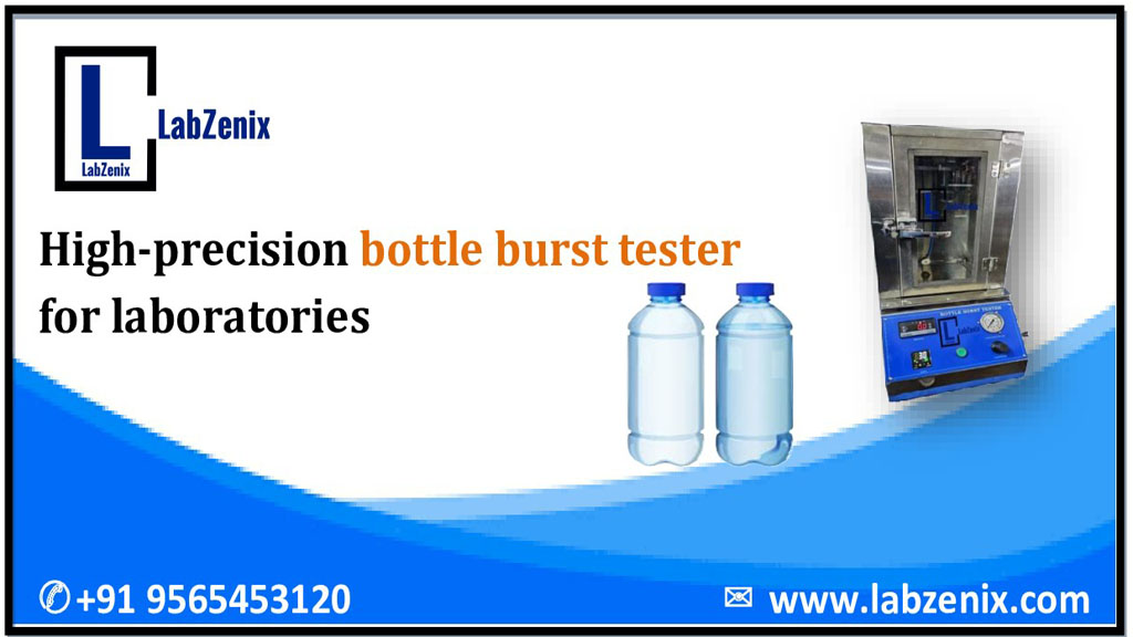High-precision bottle burst tester for laboratories